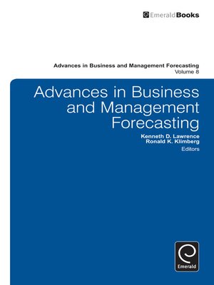 cover image of Advances in Business and Management Forecasting, Volume 8